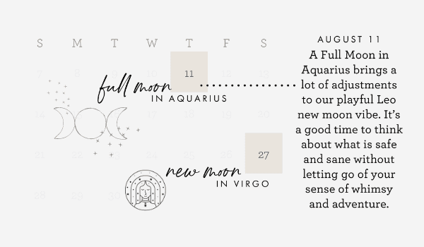 Full Moon August graphic