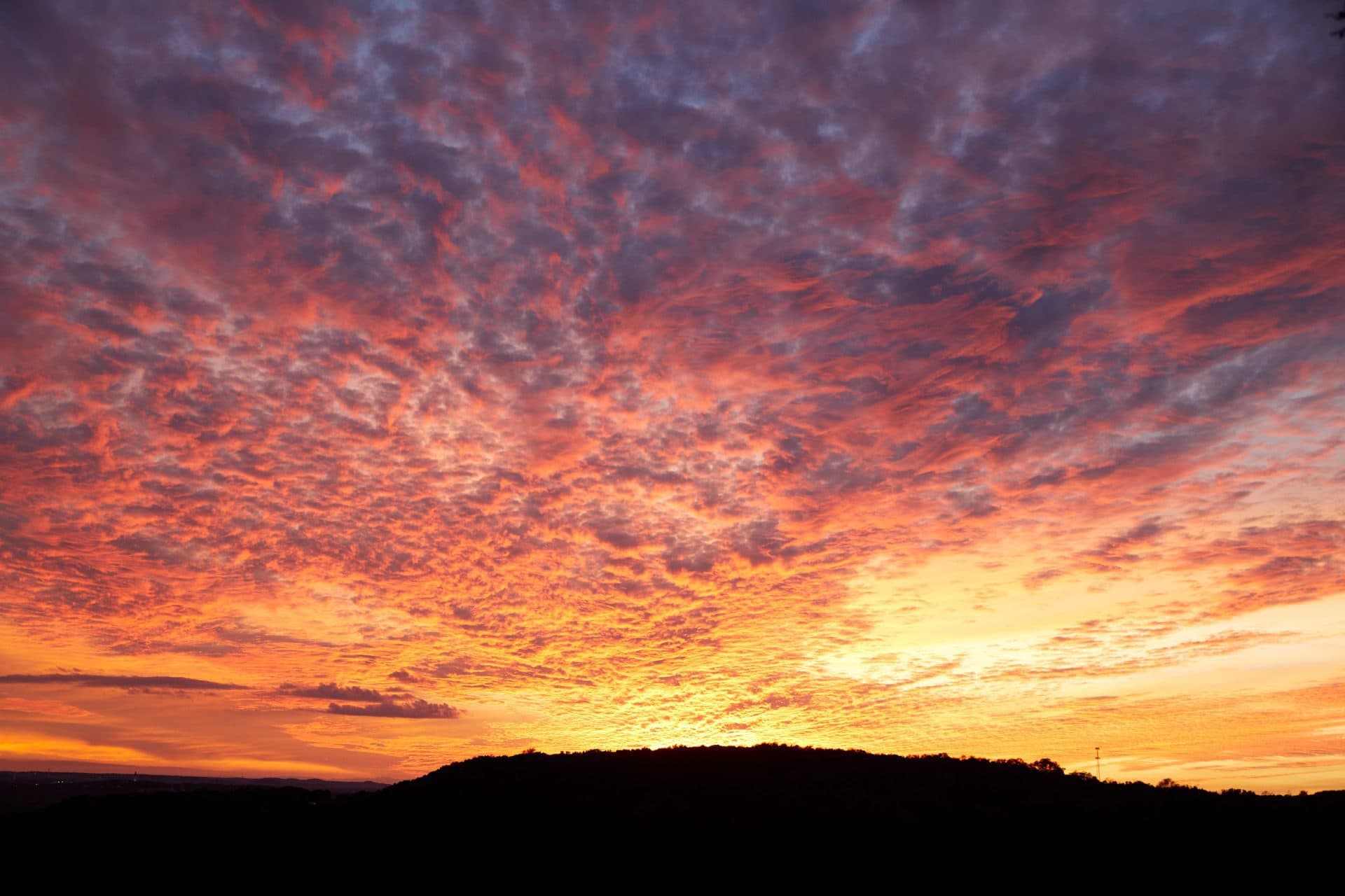 Beautiful desert sunset