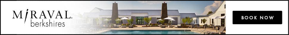 Digital Ad with pool for Miraval Bershires